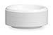 Basix 100 Count Disposable Plastic Plates Microwave Safe 6-Inch, White
