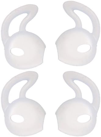 JKtech Durable Silicone AirRings Exclusive For Apple EarPods and Airpods (Clear)