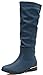 DREAM PAIRS STAND Women's Fashion Casual Faux Fur Lining Slouchy Knee High Fall/Winter Riding Boots