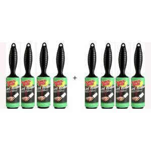 8 x 3M SCOTCH BRITE LINT ROLLERS - NEW STOCK - REMOVES PET HAIRS AND FLUFF