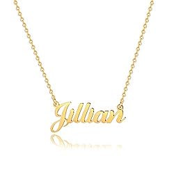 M MOOHAM Customized Jillian Name Necklace - 18K