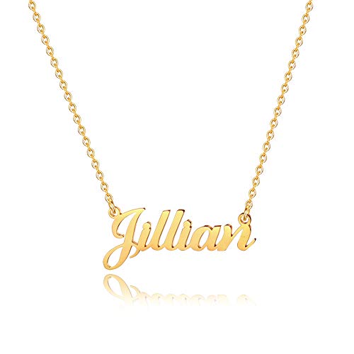 M MOOHAM Customized Jillian Name Necklace - 18K