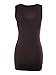Moxeay Women Scoop Neck Cotton Extra Long Tank Top Vest (XL, 3pcs)