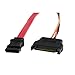 StarTech.com 12in Micro SATA to SATA with SATA Power Adapter Cable (MCSATAF12S) Red