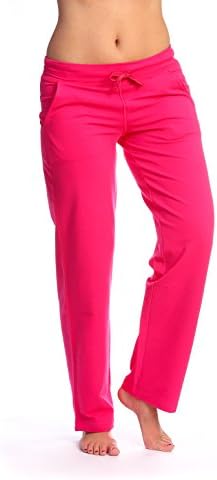 Lolo Lime Women's French Terry Lounge Sweatpant - Pink, Small