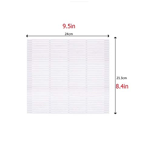 MXY Sushi Rolling Kit Mat Japanese Sushi Making Kit White Plastic With A Mini Rice Paddle (L-8166)