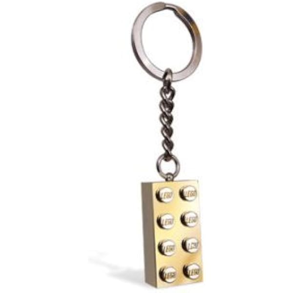 golden lego brick