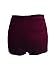 TOB Women's Casual Soft High Waist Drawstring Velvet Shorts Clubwear ,Red,Medium