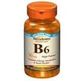 Vitamin B6 High Potency 50 MG - 50% More FREE - 100 + 50 - 3 PACK