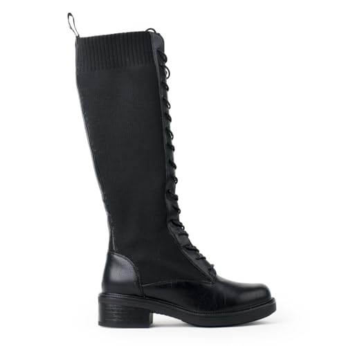 CHATTAWAK 16ROJANOIR36 - Stivali ad altezza ginocchio, Noir,