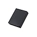 MONOLIX Slim Engagement Ring Box, Thin Unique Sliding Lid, Elegant Discreet Secret Surprise Marriage Wedding Proposal Case (Black, mini)