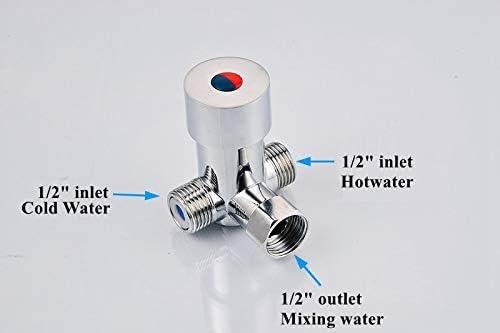 LukLoy G1/2 Hot Cold Water Foot Pedal Faucet, Touchless Faucet Mixer for Sanitary Washing Hands in Hospital Public Area - Image 5