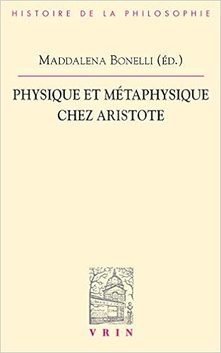 Physique Et Metaphysique Chez Aristote Amazon Fr Maddalena Bonelli Livres