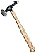 Martin 168G Round Face Cross Peen Finishing Body Hammer with Wood Handle, 12