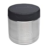 LunchBots 16oz Thermal Stainless Steel Wide Mouth Thermos - Insulated Container with Lid Keeps Food Hot or Cold for Hours - Leak-Proof Portable Thermal Food Jar is Ideal for Soup - 16 ounce - Black