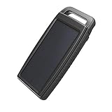 Portable Solar Charger RAVPower 15000mAh Outdoor Solar Power Bank Dual USB External Battery Pack Power Pack with Flashlight (IPX4 Splashproof, Dustproof, Solar Panel Charging, DC5V/2A Input) Black