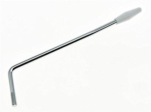 KAISH 5.8mm Diameter Chrome with White Tip ST Strat Guitar Tremolo Trem Arm Whammy Bar fits Strat