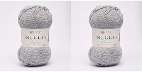 Sirdar Snuggly DK Double Knitting, Replay Grey (103), 50g (Pack of 2)