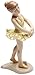 Cosmos Gifts 20864 Ballerina in Yellow Ceramic Figurine, 6-1/8-Inch