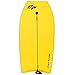 Goplus 41 inch Super Bodyboard Body Board EPS Core, IXPE Deck, HDPE Slick Bottom with Leash, Light Weight Perfect Surfing for Kids and Adults (Yellow)