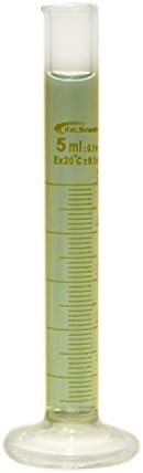 5 ml Graduated Glass Cylinder, KeL Scientific KS-701