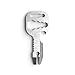 MyKee 2.0 Titanium Multi-Tool Key Brushed (New Version) - 20+ in 1 tactical tools: Bottle Opener, Sharp Blade, Screwdriver, 5 in 1 Wrench Set - Original Ultimate Everyday Carry Multi Tool