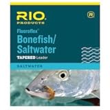 Rio Saltwater Fluoroflex (100% Fluorocarbon) Leader, 9ft, 3 Pack