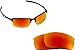 New SEEK Replacement Lenses Oakley WIRETAP - Polarized Red Blue