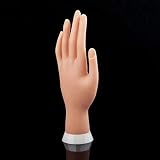 Multibao Practice Nail Art Hand Movable Fake Fingers Acrylic Gel False Tip view 2
