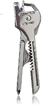 SIQIWEET Multifunction Keychain Tool Polished 6-in-1 Utility Key Multipurpose Tool for Keychain for Auto, Camping, Hardware