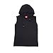 Mens Sleeveless Pure color Hoodie T-Shirt Hooded Tank Top Cotton Hoodies
