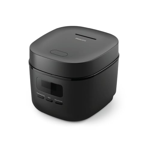 Philips Mini-Reiskocher 3000 Serie, Schwarz, 0,54 L