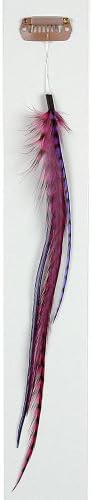 Lord and Cliff 6" Clip-In Feather Princess Hair Extension, Purple