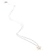 UNKE Cute Star Necklace Rhinestone Pendants Dangle Choker Collarbone Chain Delicate Charms Jewelry
