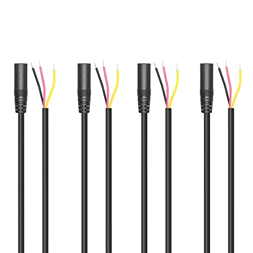 RIIEYOCA Replacement Female Jack Bare Wire Open