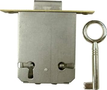 Full Mortise Lock W Skeleton Key 3 Way Mounting For Dresser