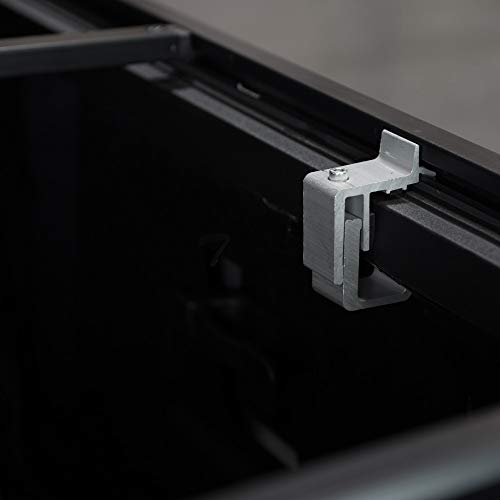 Topline Autopart Hidden Snap On Vinyl Truck Bed Tonneau Cover For 04-14 Ford F150 / 06-08 Lincoln Mark LT 6.5 Feet (78") Bed - Thumbnail 2
