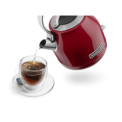 KitchenAid KEK1222ER 1.25Liter Electric Kettle Empire Red,Small