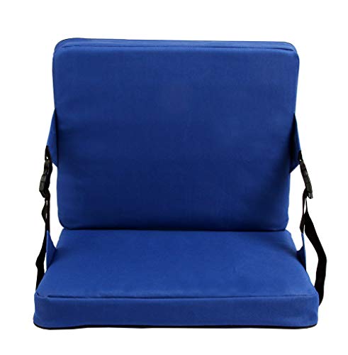 KIMI HOUSE Outdoor Folding Chair Cushionï¼Œ Beach Chair Cushion, Stadium Chair Cushion for Sports Events, Outing, Travellingï¼ŒHiking, Fishing (Navy Blue)