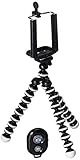 iPhone Tripod, ARNIL Tripod for iPhone Portable and Adjustable Phone Tripod Stand Holder for iPhone, Cellphone, Camera with Universal Clip and Remote Shutter