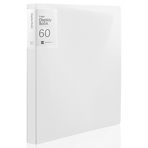Shuter 60-Pocket Protector Presentation Book A4 Size 120-Page Capacity Available for Report Sheets, Artworks, Music Sheets, Clippings