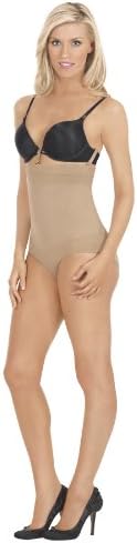Julie France Womens Leger Ultra Firm Control High Waist Panty Shaper (Nude, L)