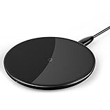 Baseus Wireless Charger, Ultra-slim Qi Wireless Charger Pad Station 10W for Samsung Galaxy S8/Note 8/5/S7, 7.5W for iPhone X 8/8 Plus (AC Adapter not included)