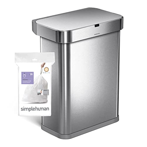 simplehuman Code Q Custom Fit Drawstring Trash Bags in Dispenser Packs