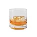 Pratico Kitchen Ambrosia Collection Zeus Whiskey Glasses, 10 oz Large Old Fashioned Glasses fits Ice Cubes 2.25 inch, 2 Pack