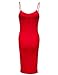 Luna Flower Women's Simple Basic Fit Stretch Sleeveless Sexy Dresses