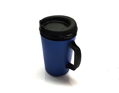ThermoServ Foam Insulated Coffee Mugs 34 oz (1) Blue & (1) Red