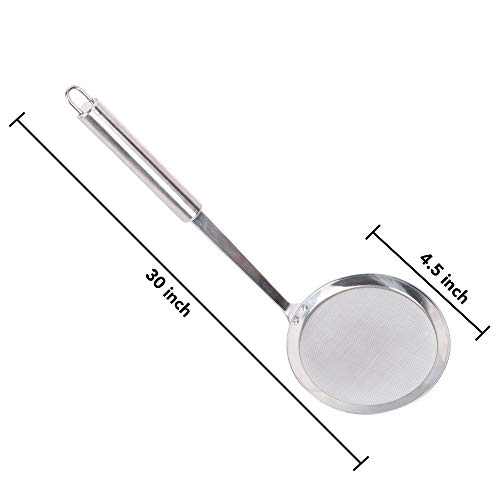 Slotted Spoon, Stainless Steel Soup Strainer, Spider Strainer