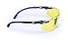 3M Safety Glasses Solus 1000 Series ANSI Z87 Scotchgard Anti-Fog Amber Lens Blue/Black Frame