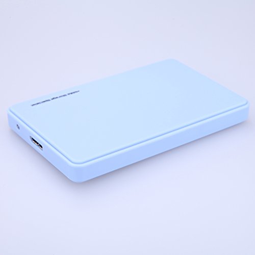 ttnight 2.5" USB 3.0 SATA Hd Box HDD Hard Drive External Enclosure Case USB Cable (Blue)